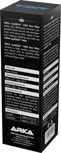 Arka my Aqua 1900 Feinfilter