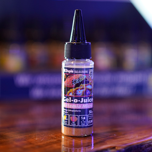 Futter für Meerwasserfische Gel