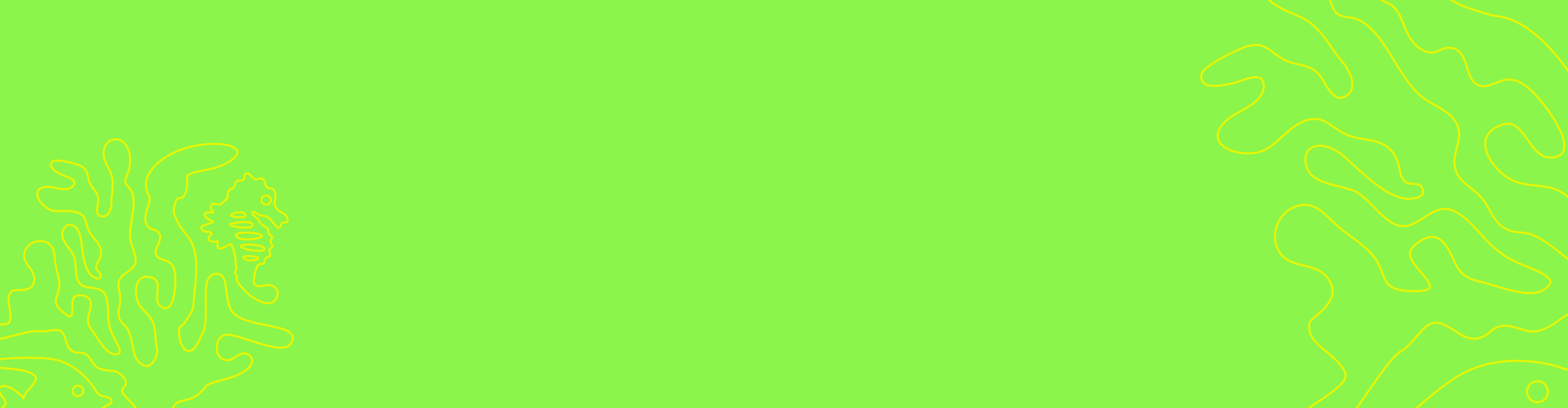 Hintergrund mit Logo in grün und gelb