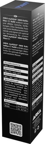 Arka MyAqua 3800 Kohlefilter C1 Refill