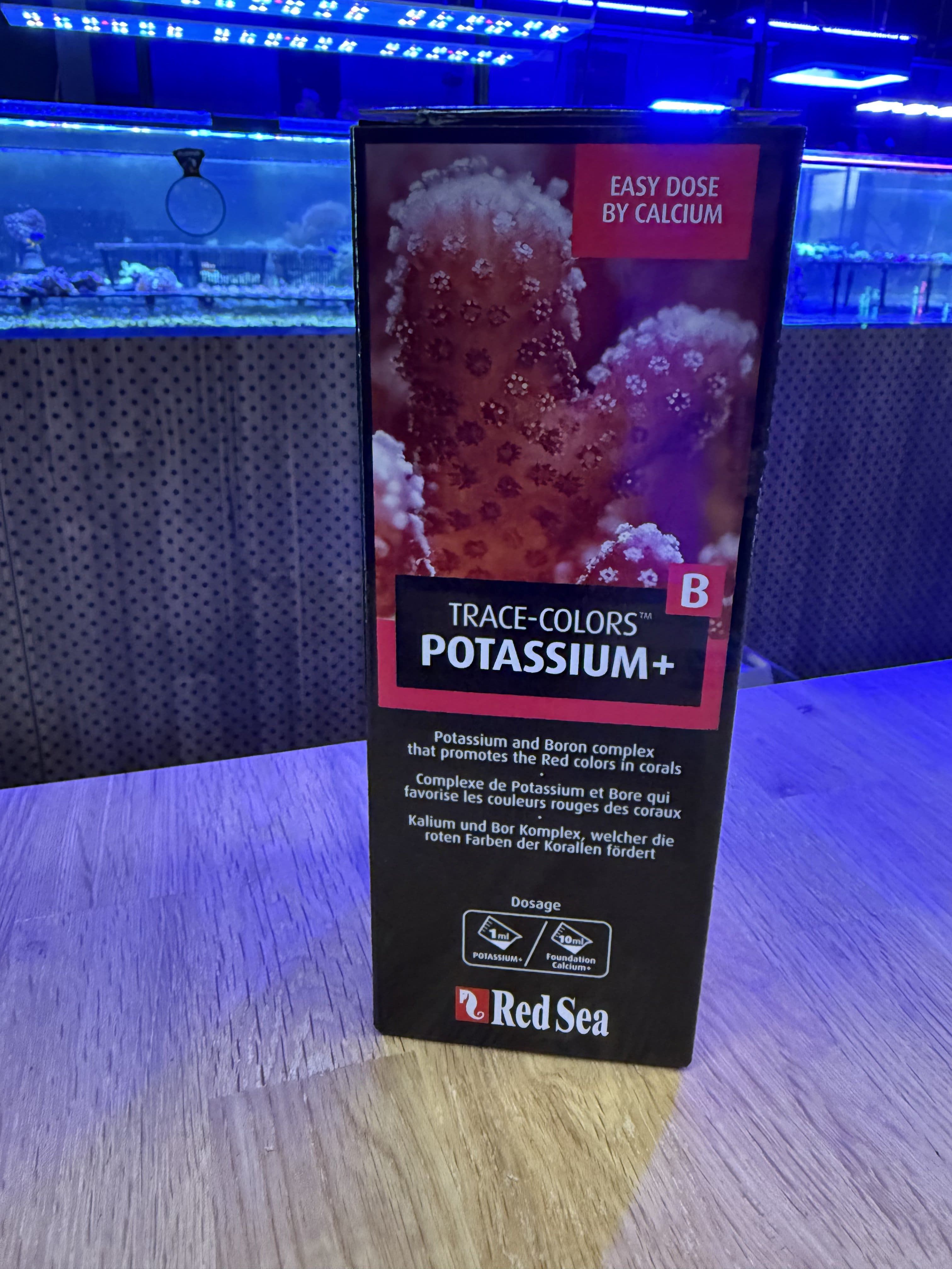 Trace Colors B Potassium +