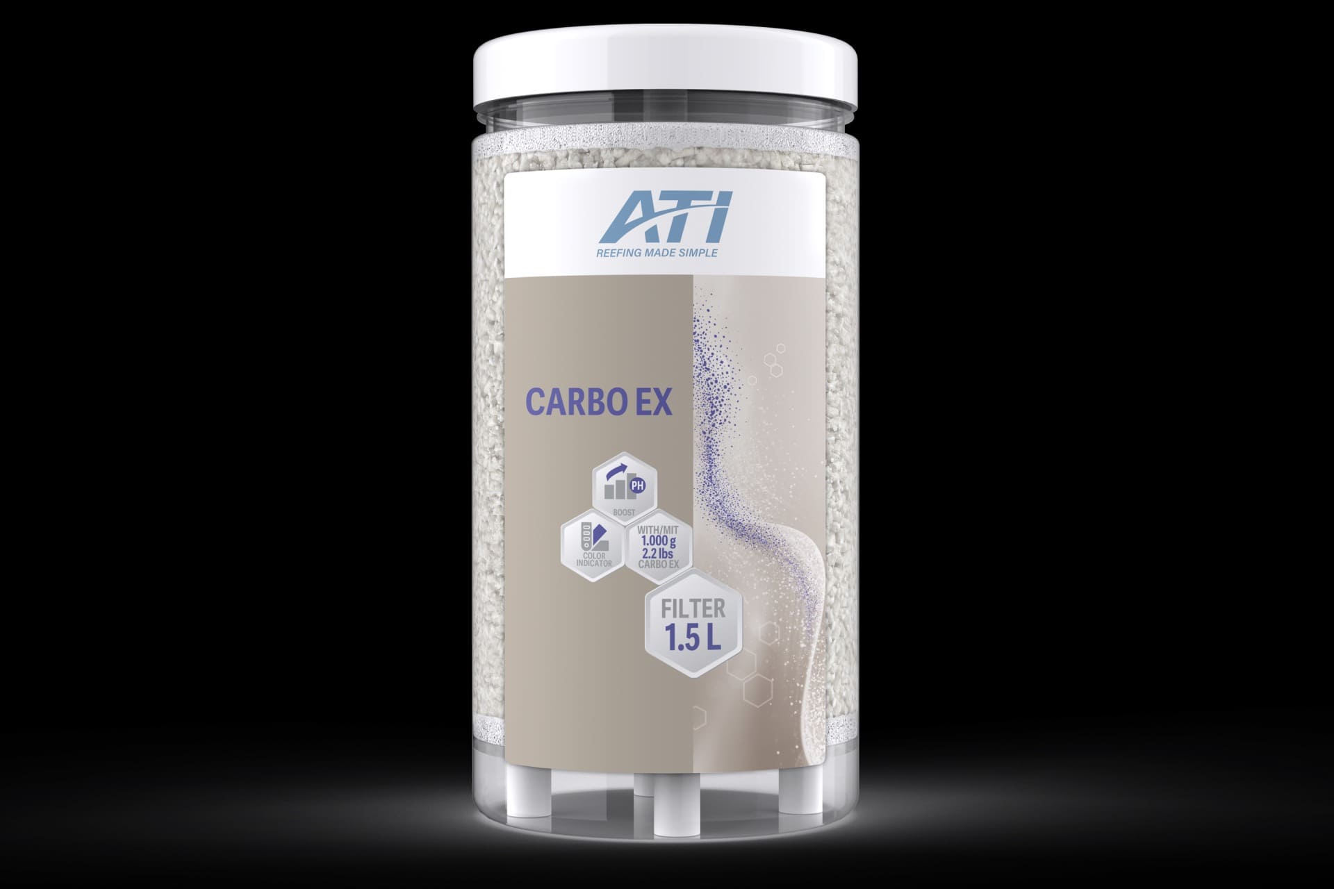 ATI Carbo Ex Air Filter 1,5 Liter incl. 1000 g Granulat